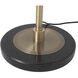 Luna Bella 72 inch 9 watt Weathered Brass Torchiere Floor Lamp Portable Light
