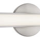 Tole 36 inch Brushed Nickel ADA Wall Sconce Wall Light