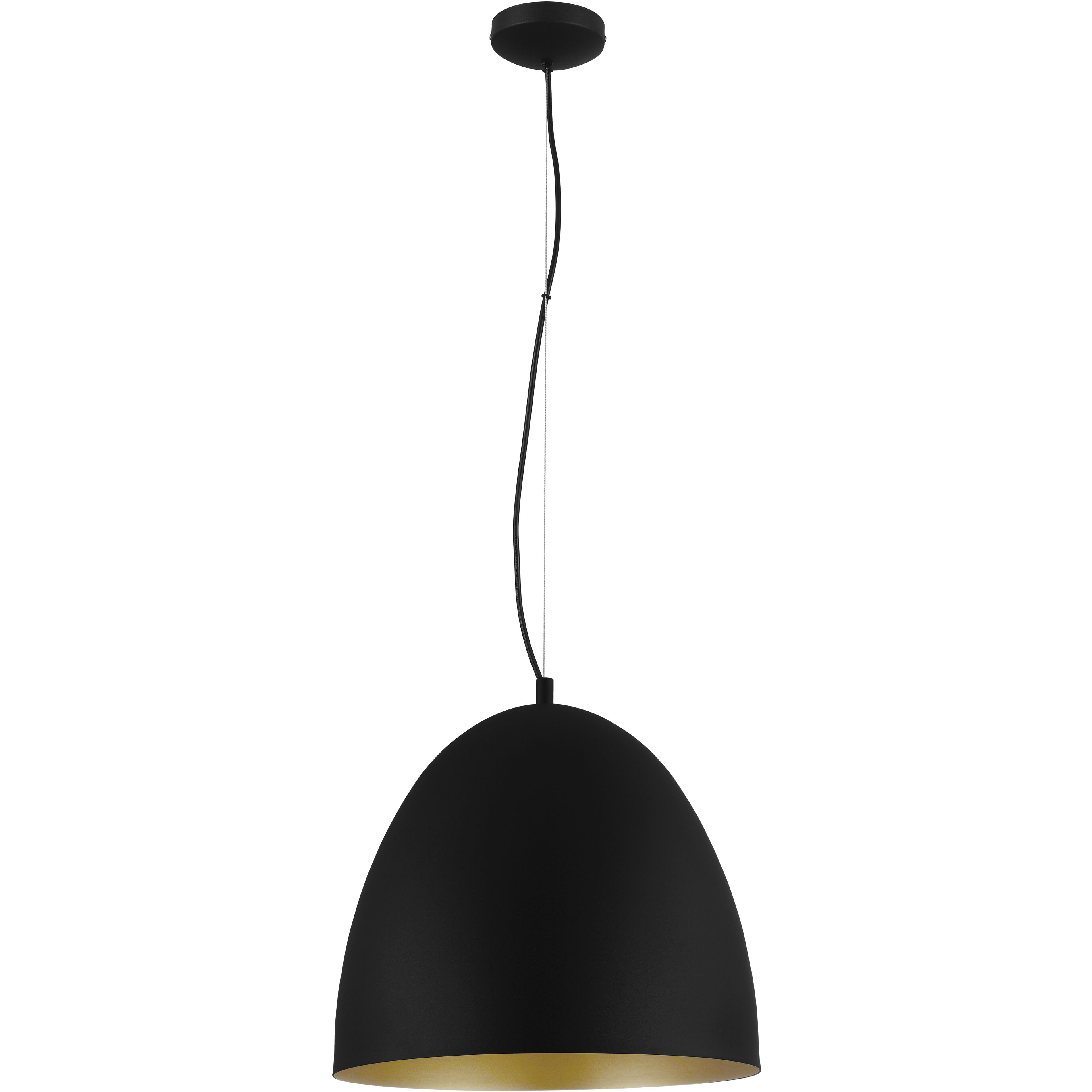 Sarabia 1 Light 15.94 inch Black and Gold Pendant Ceiling Light