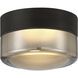 Masso 5 inch Matte Black Flush Mount Ceiling Light