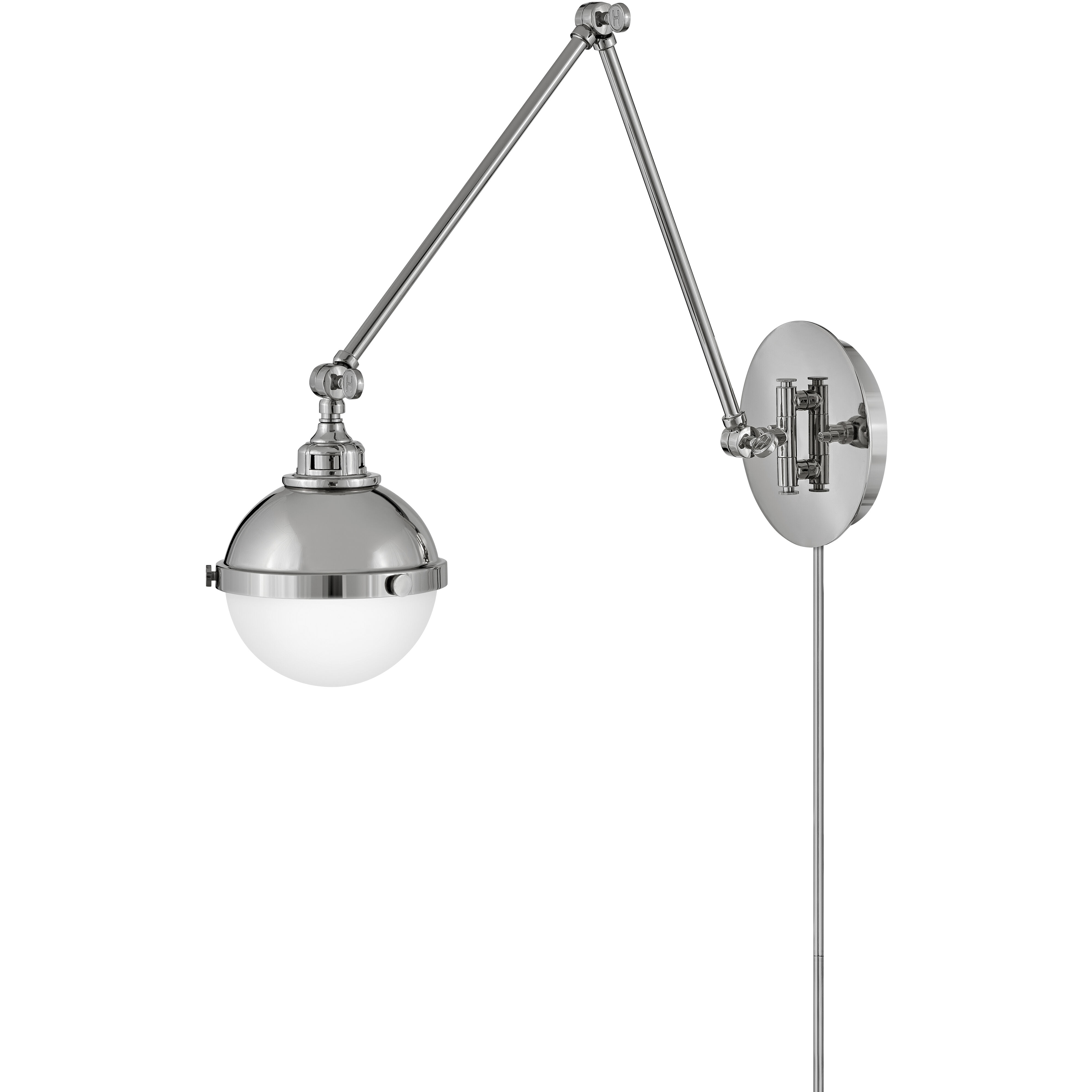 Fletcher 1 Light 7 inch Polished Nickel Indoor Wall Sconce Wall Light