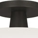 Rico Espinet Ovo 1 Light 15 inch Deep Patina Bronze Flushmount Ceiling Light