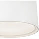 Uma 15.13 inch White Semi-Flush Mount Ceiling Light