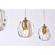 Eren 5 Light 32 inch Gold Linear Pendant Ceiling Light