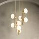 Julep LED 22.25 inch Brushed Gold Chandelier Ceiling Light