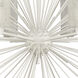Sea Urchin 8 Light 34 inch White Coral Chandelier Ceiling Light