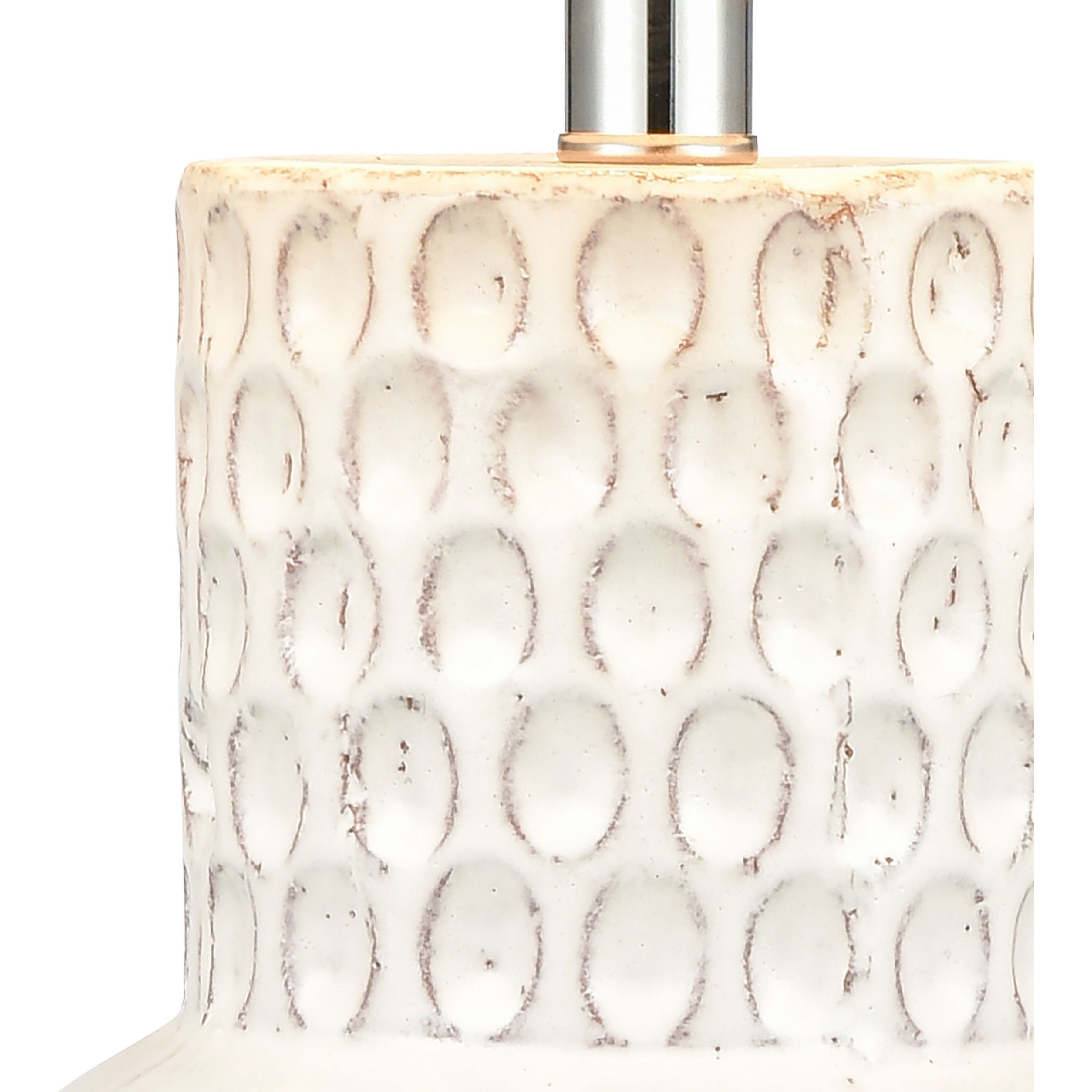 Delia 21 inch 60 watt White Table Lamp Portable Light