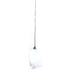Altair 1 Light 8 inch Polished Chrome Mini Pendant Ceiling Light in White