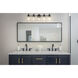 Kinsley 5 Light 35 inch Matte Black Vanity Wall Light