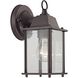 Cotswold 1 Light 9 inch Oil Rubbed Bronze Outdoor Wall Sconce