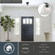 Dalton 1 Light 8 inch Matte Black Flush Mount Ceiling Light