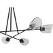 Keppe 6 Light 48 inch Dark Bronze Chandelier Ceiling Light