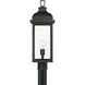 Madrid 1 Light 24.13 inch Black Outdoor Post Light