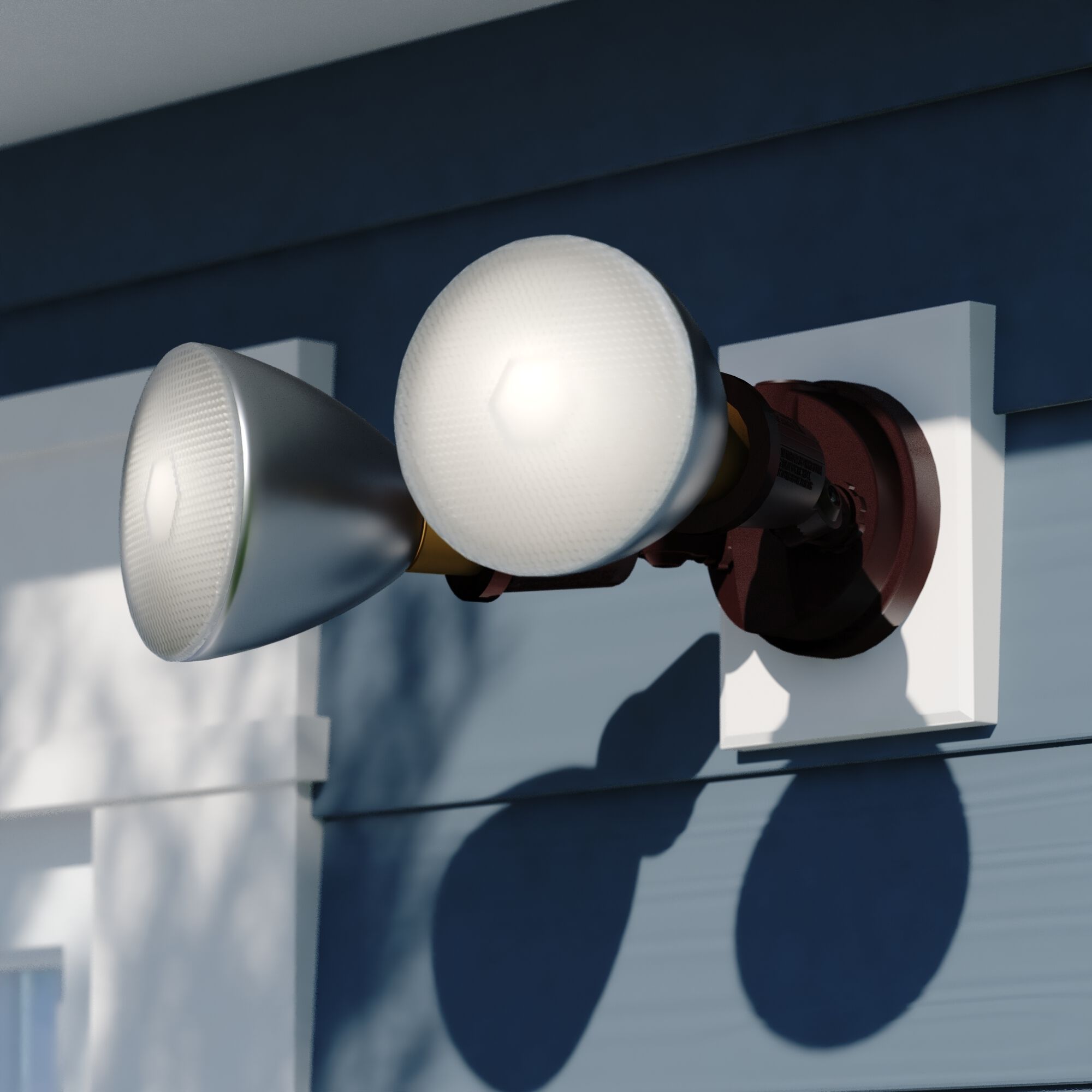 Outdoor Security LED 4.25 inch Bronze Outdoor Security