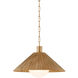 Woodside 1 Light 22 inch Patina Brass Pendant Ceiling Light