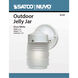 Brentwood 1 Light 9 inch Gloss White Outdoor Wall Lantern