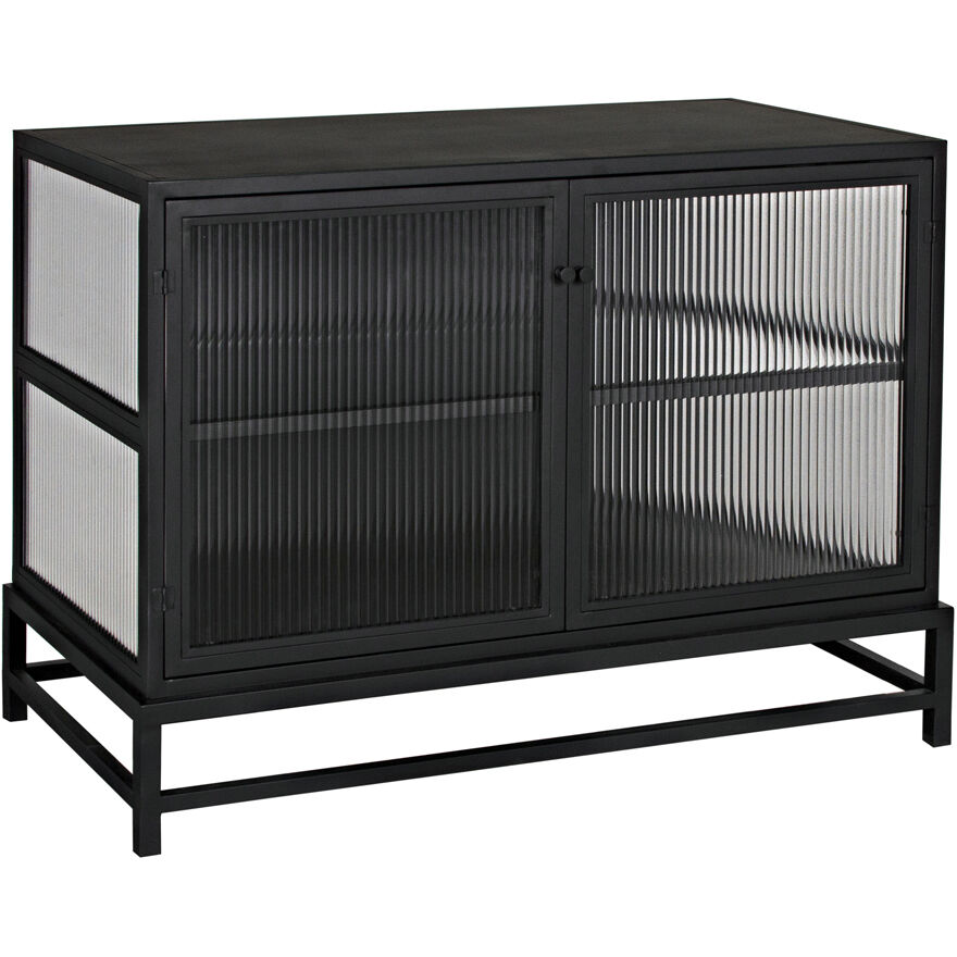 Chandler 41 X 19.5 inch Matte Black Sideboard, 2 Door