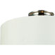 Seven Springs 3 Light 18 inch Satin Nickel Semi Flush Mount Ceiling Light