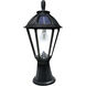 Polaris LED 19.25 inch Black Outdoor Post Light, Solar