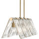 Serenity Island Light Ceiling Light in Modern Brass