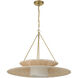 Janipher 1 Light 29.5 inch Soft Gold Chandelier Ceiling Light