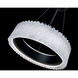 Rhiannon 1 Light 28.13 inch Black Chandelier Ceiling Light in 28in.
