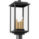Westerly 4 Light 21 inch Noir Outdoor Post Lantern