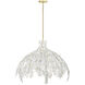 Jalore 6 Light 48 inch White Chandelier Ceiling Light