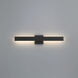 Enso LED 4.5 inch Textured Black Outdoor Wall