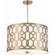 Jennings 5 Light 24.25 inch Aged Brass Pendant Ceiling Light