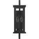 Jordan 2 Light 20 inch Textured Black Outdoor Wall Lantern