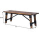 Masterson Wood & Metal Bench