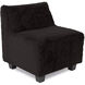 Pod Angora Ebony Chair with Slipcover