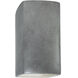 Ambiance LED 5 inch Antique Silver ADA Wall Sconce Wall Light