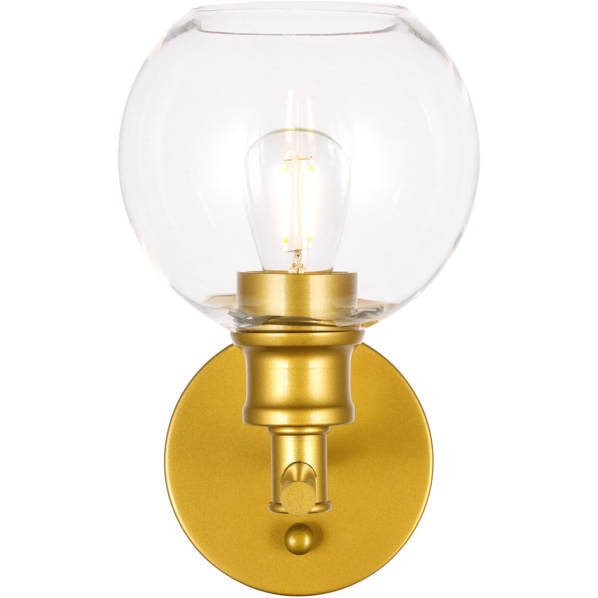 Collier 1 Light 6 inch Brass Wall sconce Wall Light