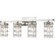 Archer 4 Light 32.75 inch Polished Nickel Vanity Wall Light
