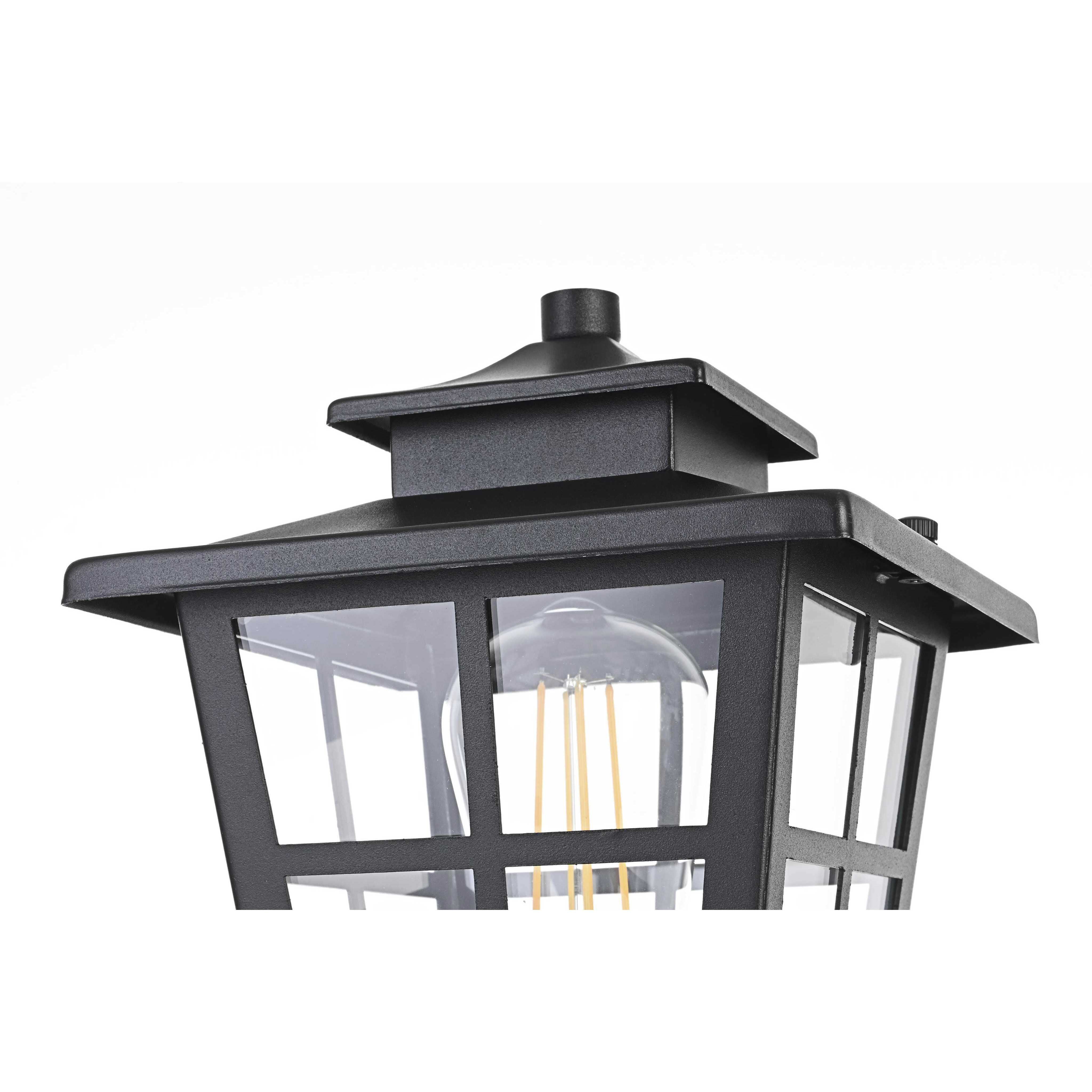 Macon 1 Light 16 inch Black Outdoor Post Light