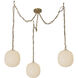 Alora Mood Cherise 3 Light 11.88 inch Brushed Gold Pendant Ceiling Light