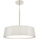 Fulton 6 Light 24 inch Polished Nickel Pendant Ceiling Light