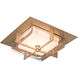 Axis LED 16.1 inch Soft Gold Flush Mount Ceiling Light