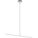 Elizabeth LED 42 inch Satin Nickel Pendant Ceiling Light