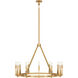 Visual Comfort Signature Collection Thomas O'Brien Alpha 12 Light 38.75 inch Hand-Rubbed Antique Brass Chandelier Ceiling Light in (None), Grande TOB5512HAB - Open Box