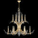 Trevi 12 Light 42 inch Gold Chandelier Ceiling Light