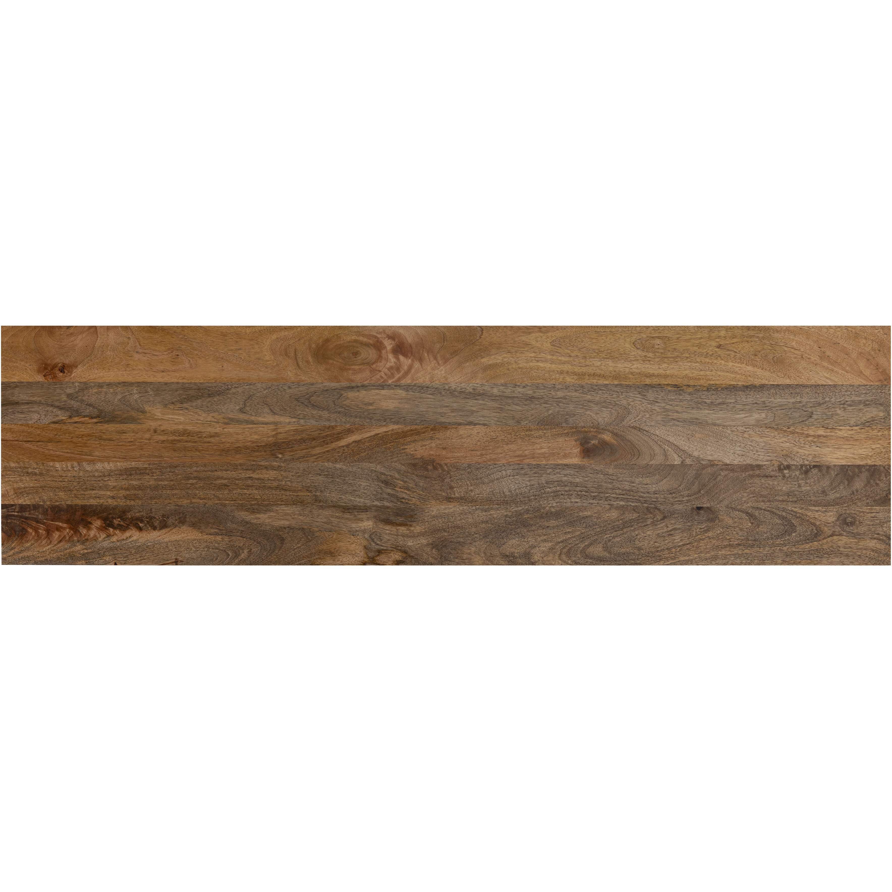 Deven 60 X 15.5 inch Natural Wood and Black Console Table