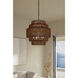 Beaudelle 9 Light 30 inch Dark Bronze Pendant Ceiling Light