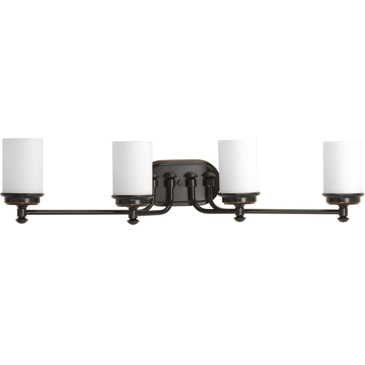 Folsham 4 Light 34 inch Rubbed Bronze Bath Vanity Wall Light, Design Series