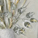 Cameron Grey and White and Burlywood and Wood Grain Wall Art