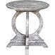 Maiva 26 X 24 inch Aged White Accent Table