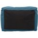Seascape 18.25 inch Turquoise Outdoor Pouf Bench