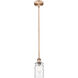 Edison Candor 1 Light 4.75 inch Antique Copper Mini Pendant Ceiling Light